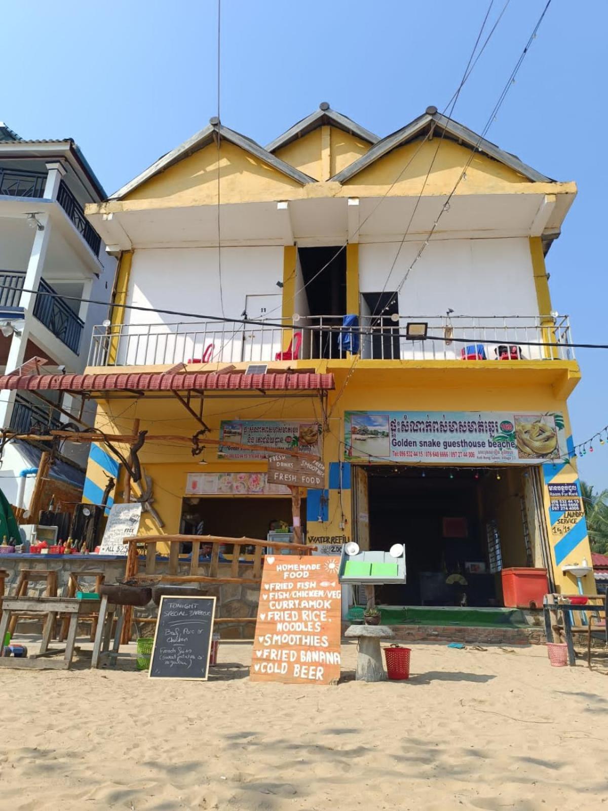 Golden Snake Guesthouse Beach Koh Rong Sanloem Exterior photo